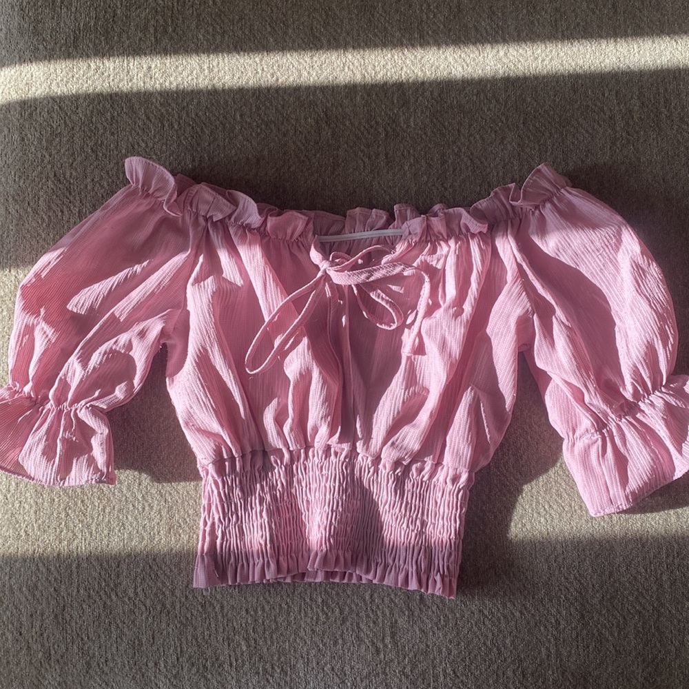 Pink blouse